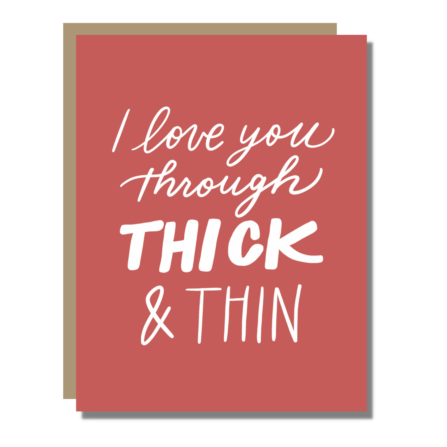 Thick and Thin Card