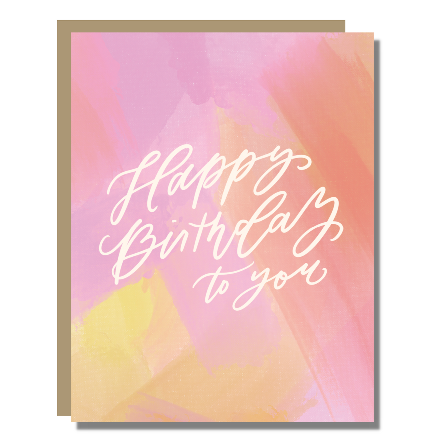 Tie Dye Happy Birthday Card