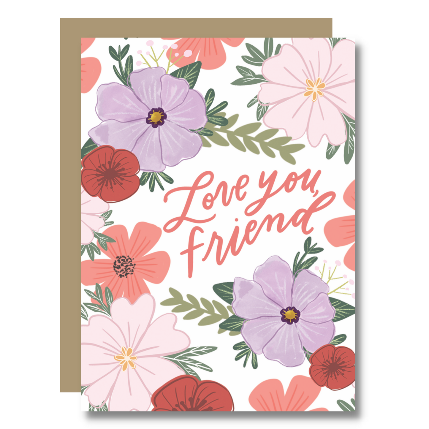 Love You Friend Card