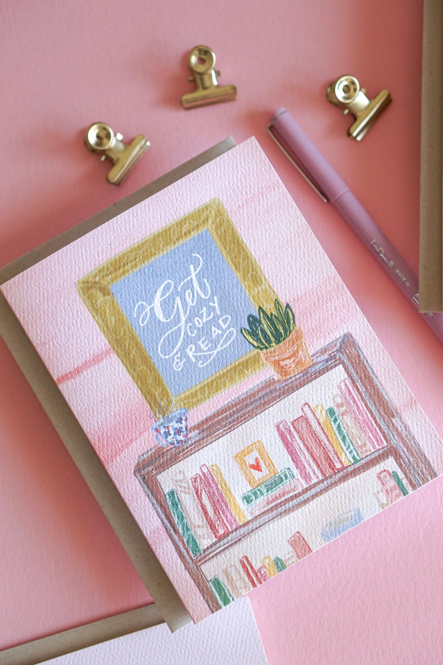 Get Cozy and Read Card