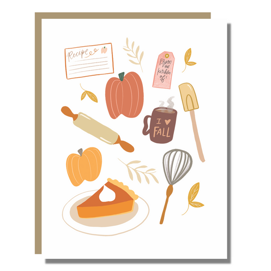 Fall Baking Card