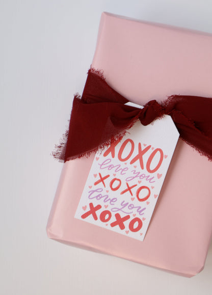 XOXO Love You Gift Tag
