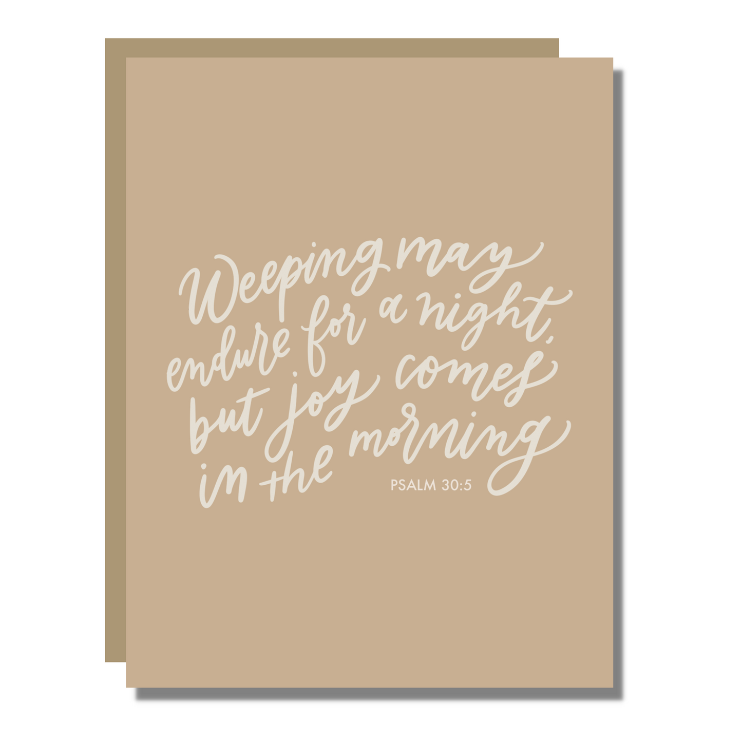 Joy Comes in the Morning Card