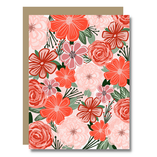 Christmas Floral Card