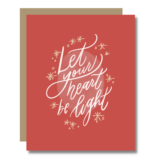 Let Your Heart Be Light Card